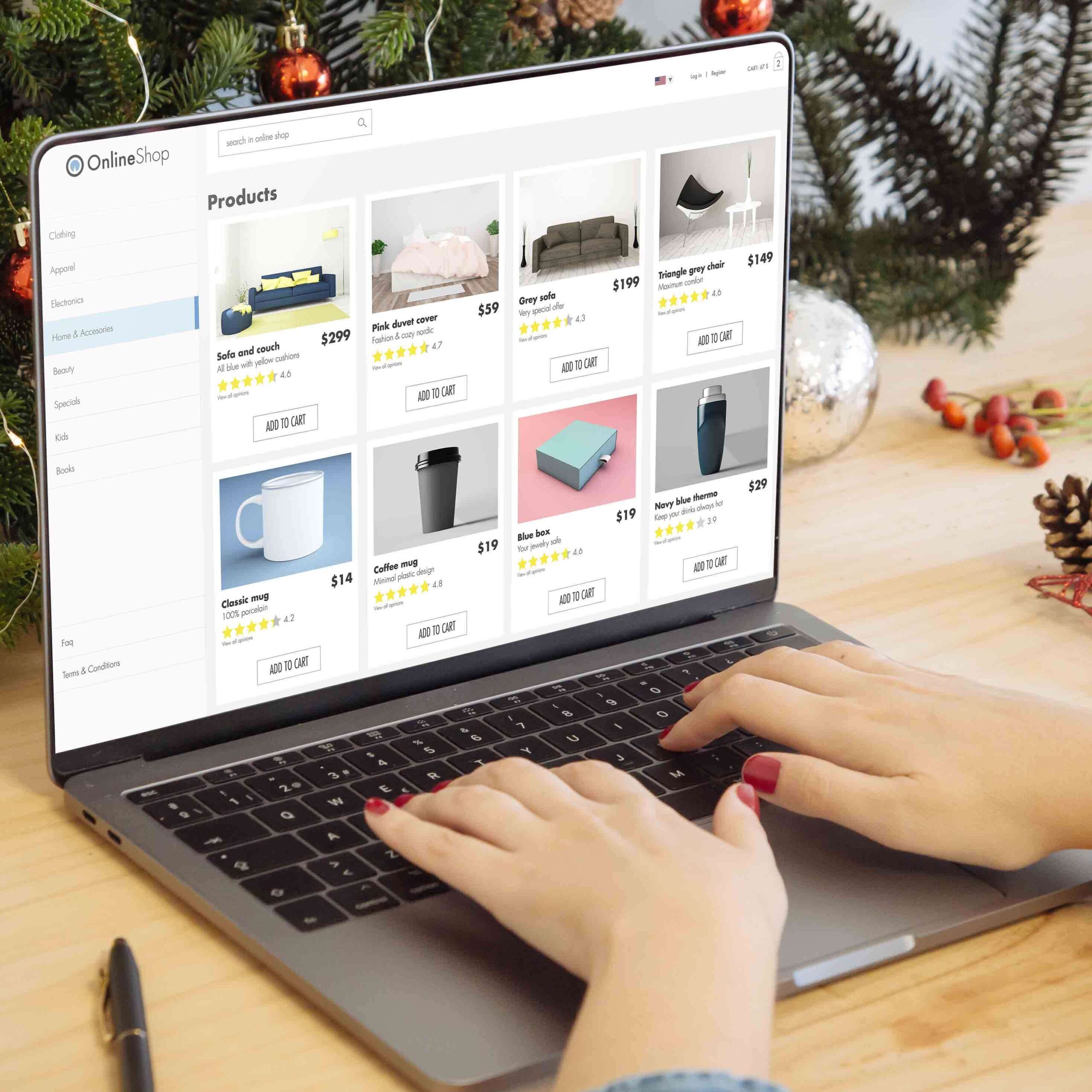 mobilbarát webshop készítés